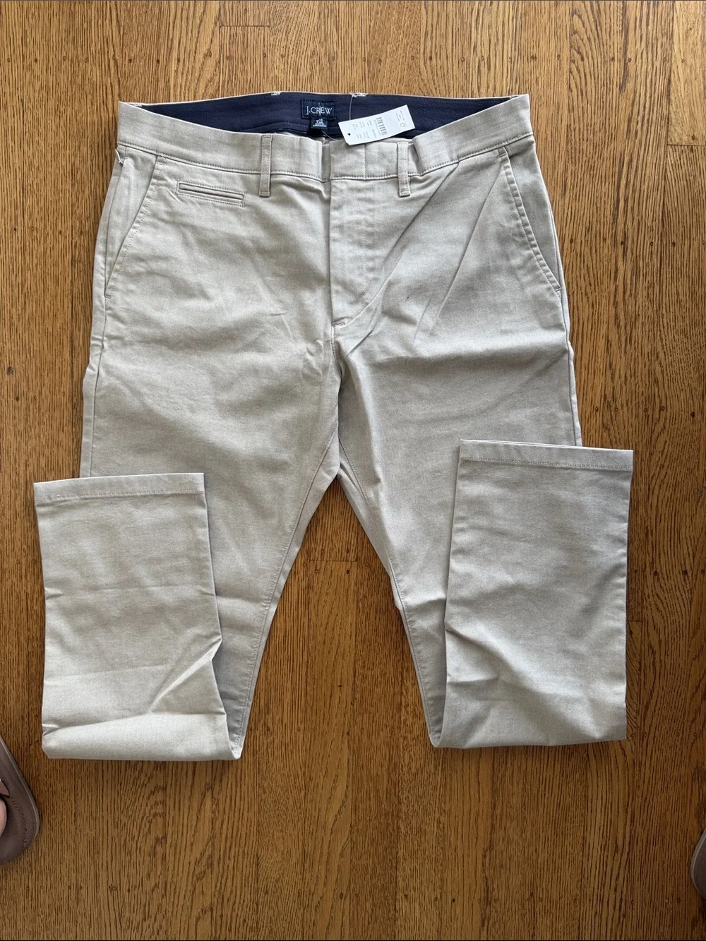 J. Crew Men’s Performance Chino Pants in Light Beige